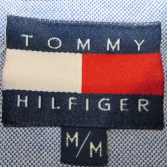 Beautiful TOMMY HILFIGER Casual Shirt - Two Tone - 90's Era - Medium - Picture 13 of 13